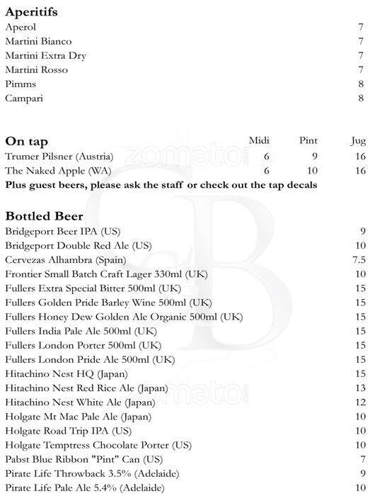 Bottle And Cork Drink Menu at Shawn Tucker blog