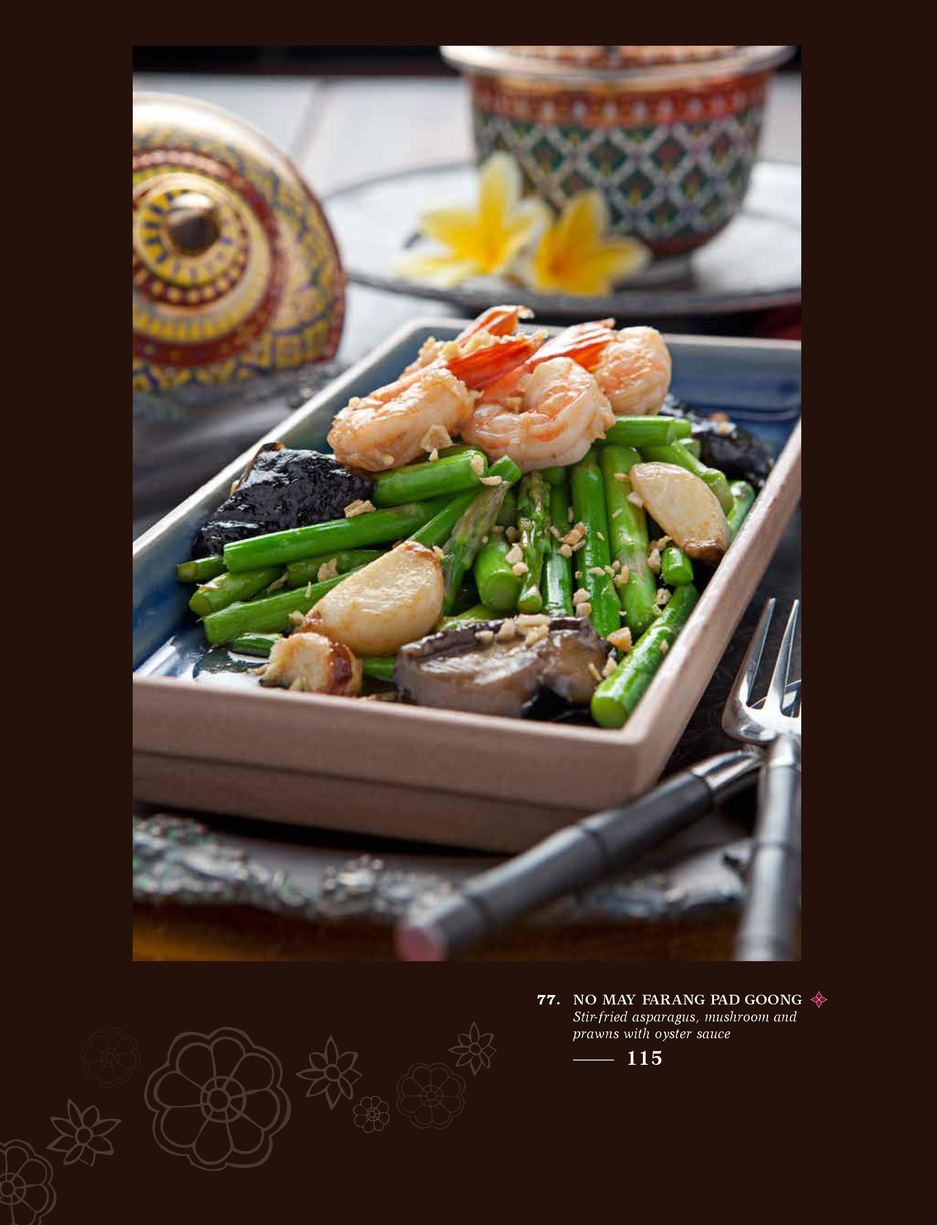 Menu at Chandara Fine Thai Cuisine restaurant, Jakarta, Plaza Senayan Mall