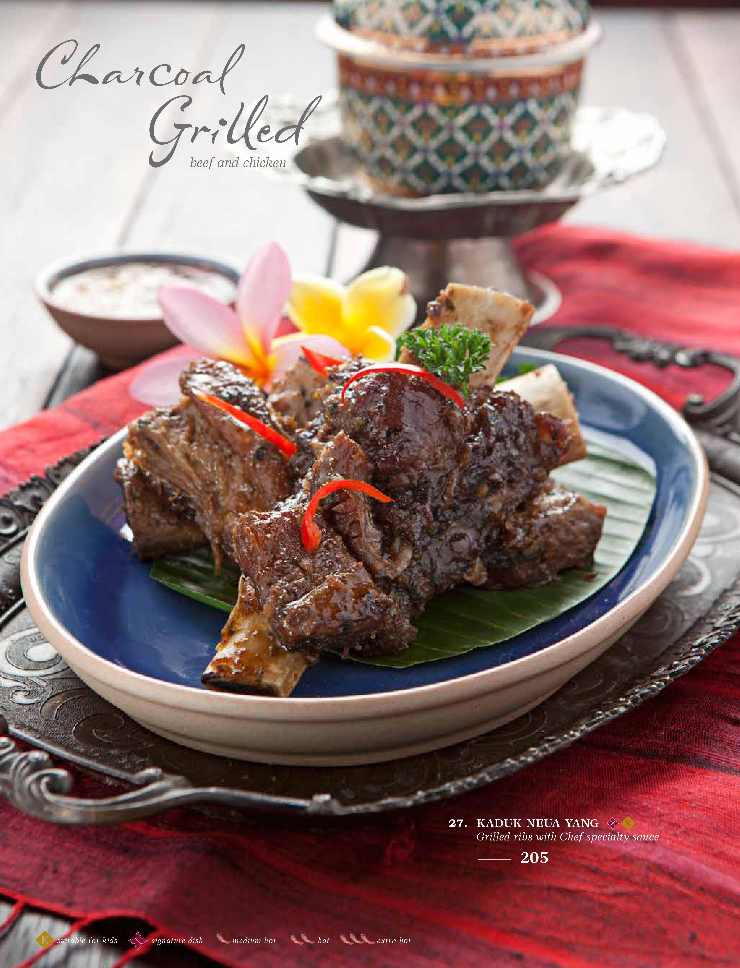 Menu at Chandara Fine Thai Cuisine restaurant, Jakarta, Plaza Senayan Mall