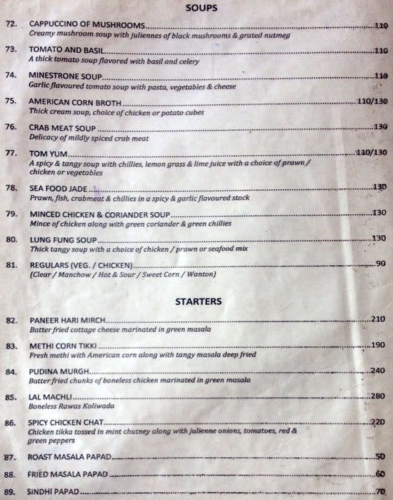 Manas Holiday Resorts Menu, Menu for Manas Holiday Resorts, Bavdhan ...