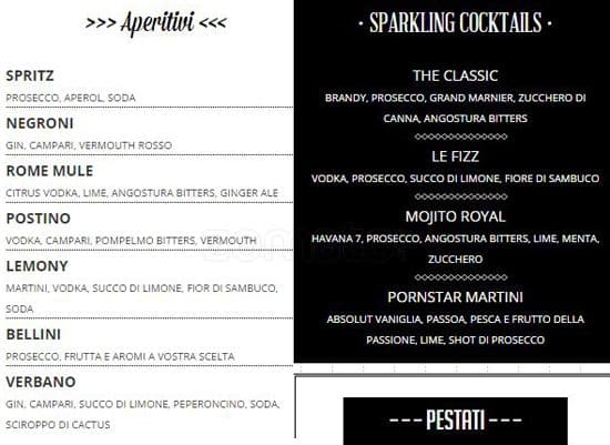 Menu di Poste • Telegrafi 