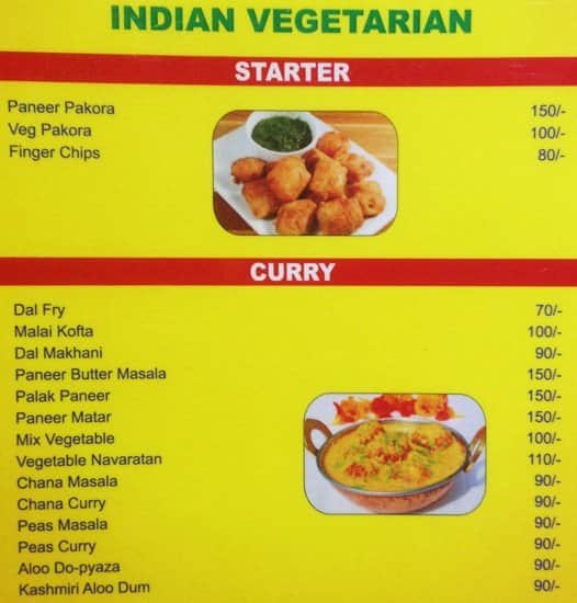 Dine@9 menu