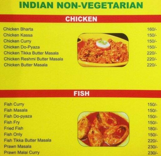 Dine@9 menu