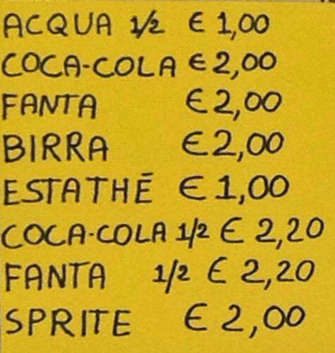 Menu di Toscani 