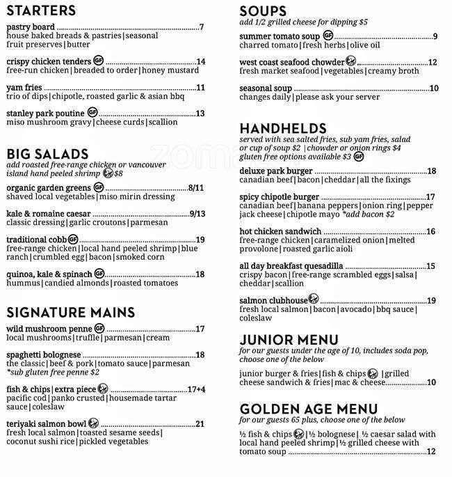 Stanley's Bar & Grill Menu Urbanspoon/Zomato