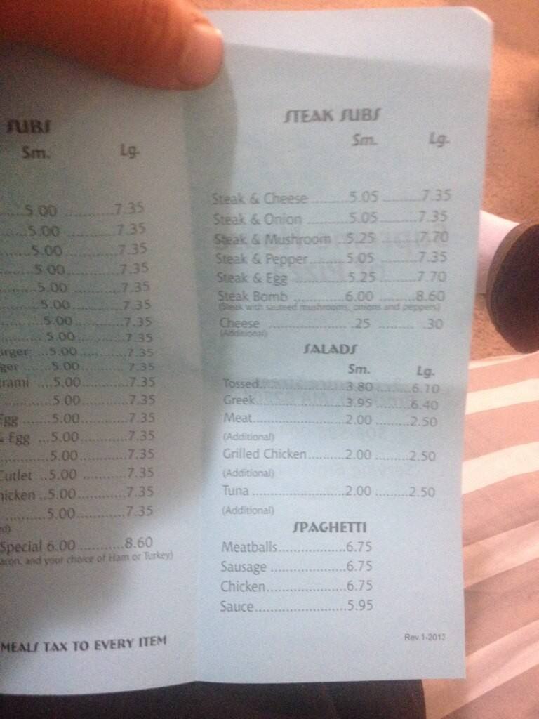 supreme house of pizza menu