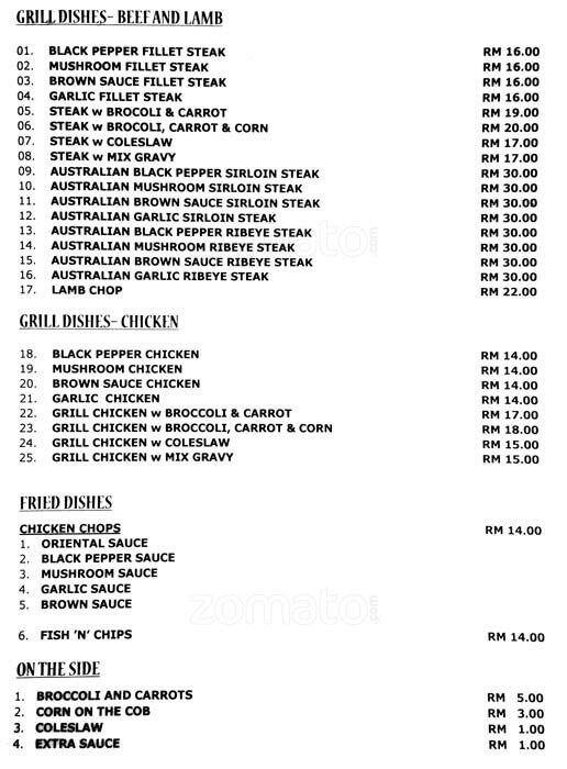 Bangsar Selera Menu, Menu for Bangsar Selera, Bangsar Baru, Kuala Lumpur Zomato Malaysia