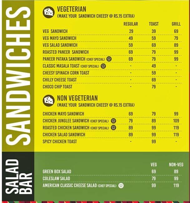 Green Box Express Menu, Menu for Green Box Express, Dadar Shivaji Park