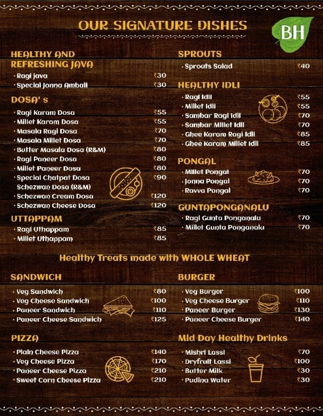 Menu of Badi House, Boduppal, Hyderabad