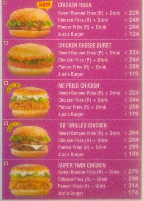 Meat and Eat menu