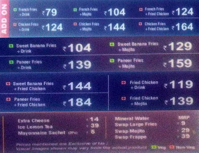 Meat and Eat menu