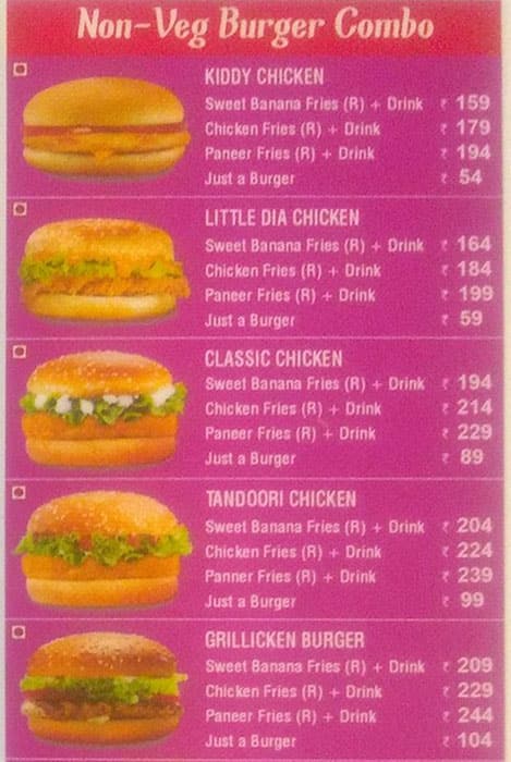 Meat and Eat menu