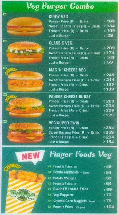 Meat and Eat menu