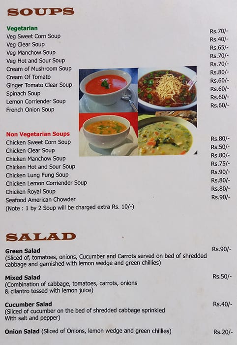 Goan Spice menu