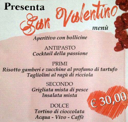 Menu di Il piccolo capriccio 