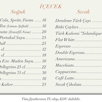 Divan Pub Menu Divan Pub Caddebostan Istanbul Icin Menu