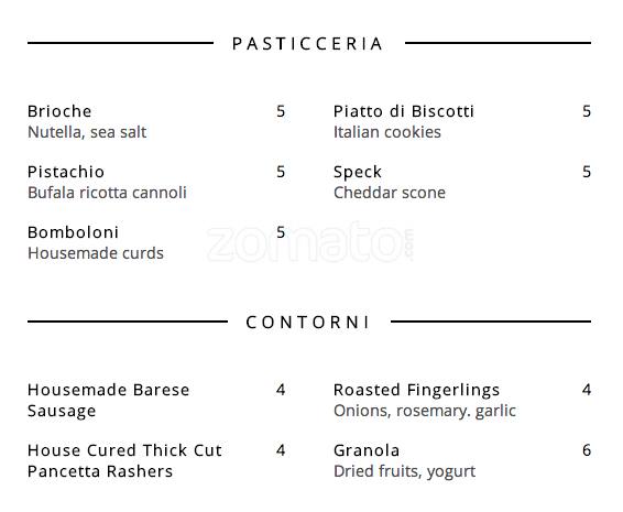 Città menu