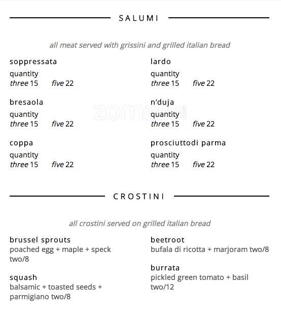 Città menu