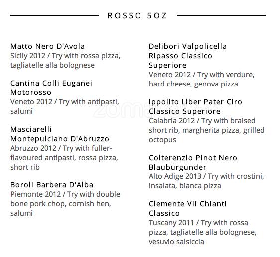 Città menu