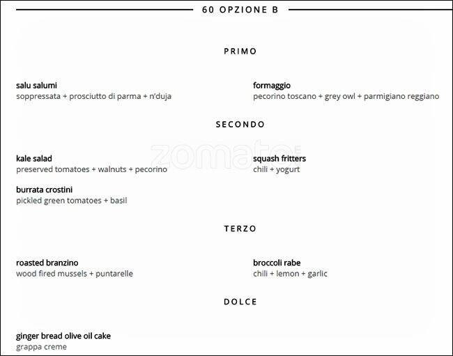 Città menu