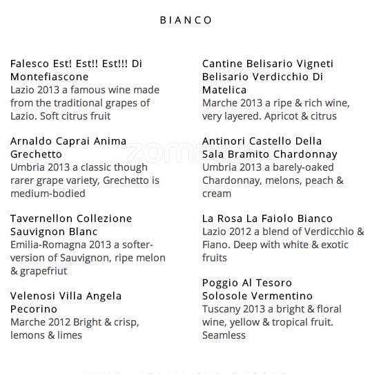 Città menu