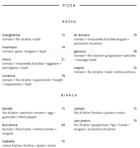 Città menu