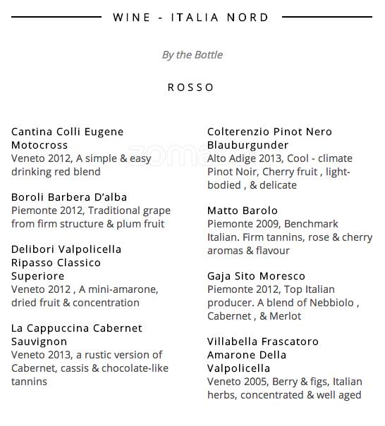 Città menu