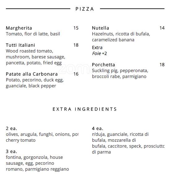 Città menu