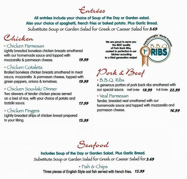 Menu at Pizza Factory pizzeria, Peterborough