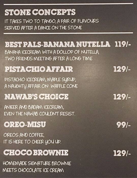 S Mores Premium Ice Creams Menu
