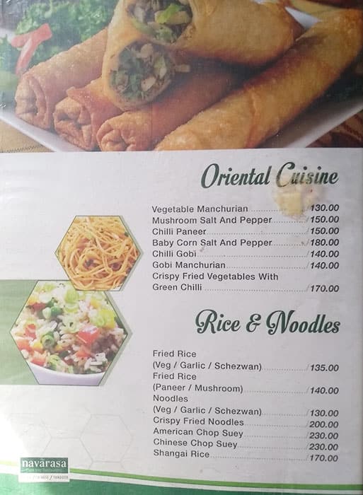 Navarasa menu