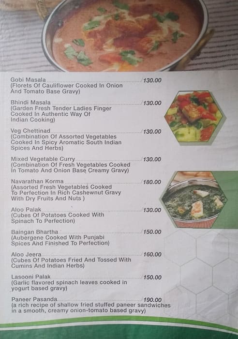 Navarasa menu