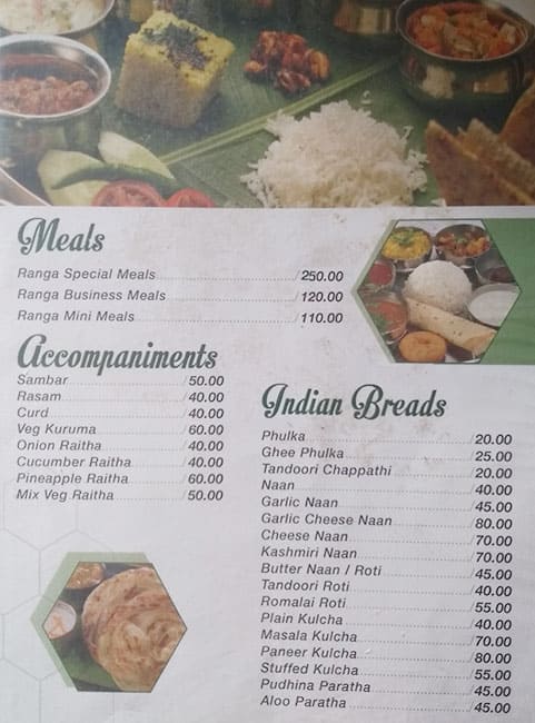 Navarasa menu