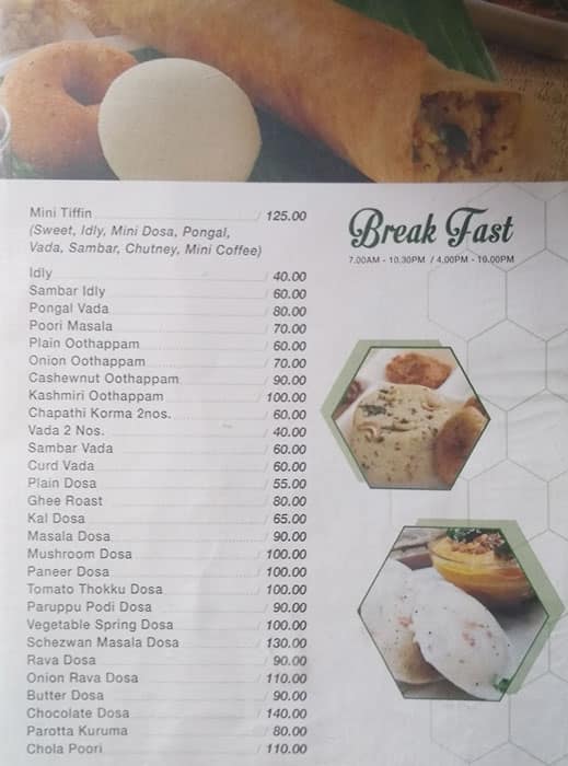Navarasa menu