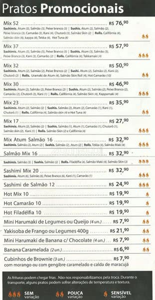 Manekineko cardápio