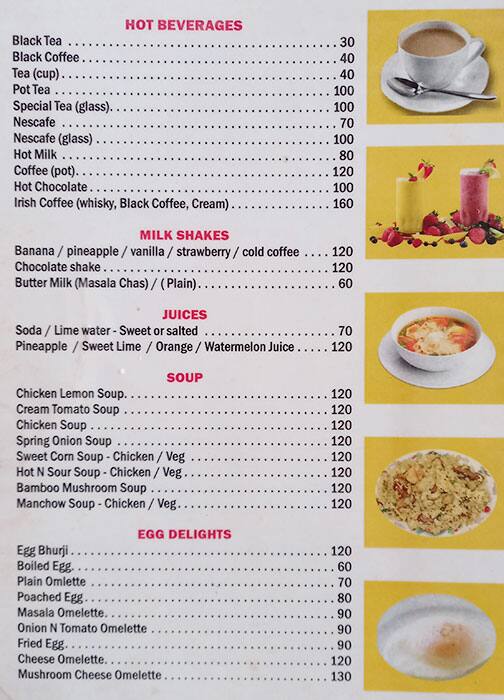 Chik 'n' Fish menu