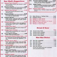 Kin Wha Garden Menu Menu For Kin Wha Garden Somerton Philadelphia