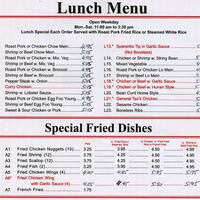 Kin Wha Garden Menu Menu For Kin Wha Garden Somerton Philadelphia