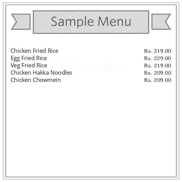 Call me chow Koramangala menu