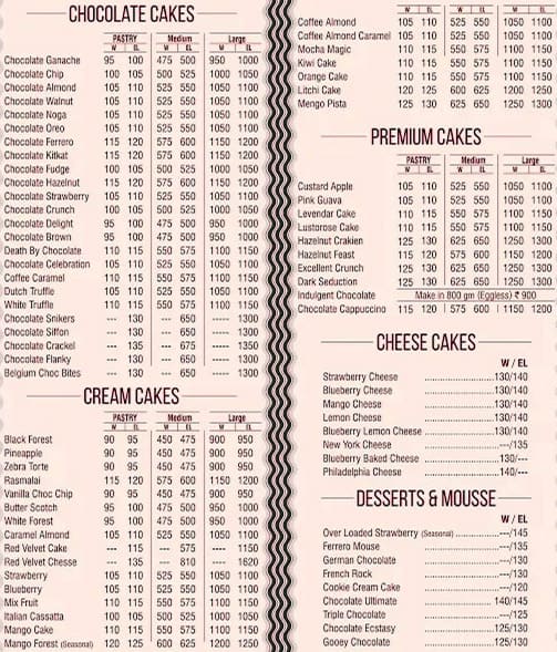 Celejor Menu, Menu for Celejor, Byculla, Mumbai - Zomato