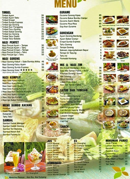  Sunda Express Menu Menu for Sunda Express Bogor Timur 