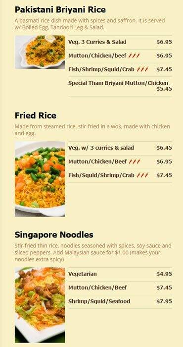 Babu menu