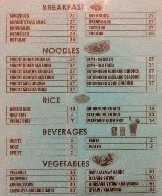 Golden Hotel Cafeteria Menu, Menu for Golden Hotel Cafeteria, Al Ghanim