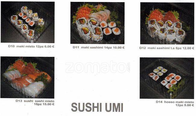 Menu di Sushi Umi 
