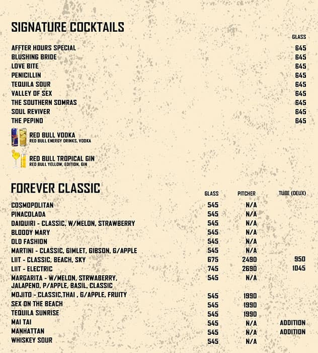 Menu of Cafe After Hours, Sector 12, Dwarka, New Delhi