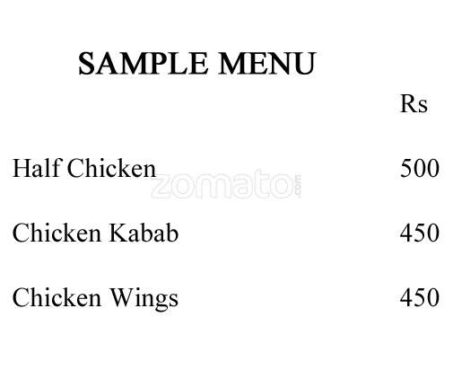 777 BBQ menu