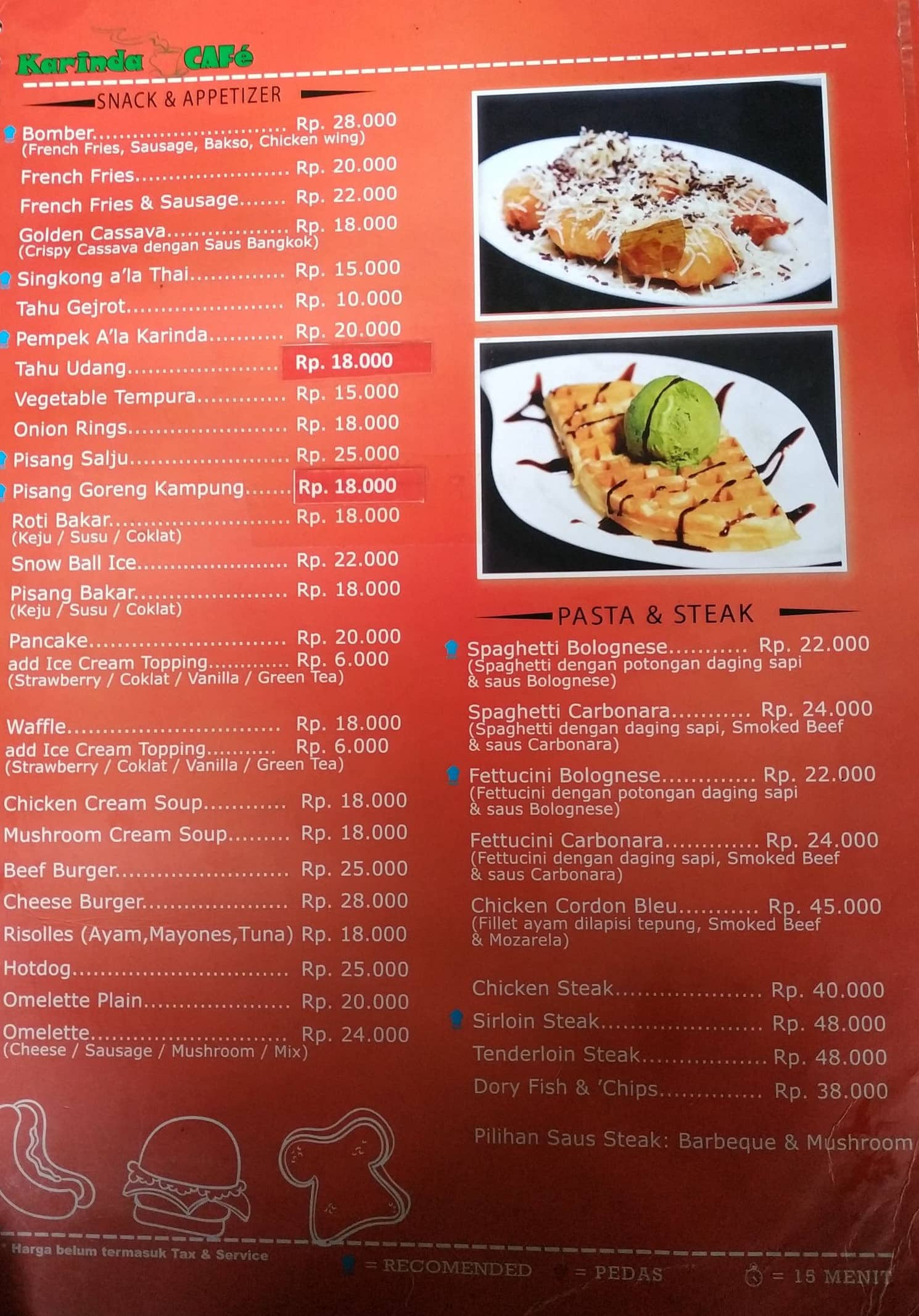  Menu  Makanan Cafe Makanan Ku