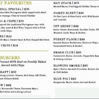 The Big Red Barn Menu Menu For The Big Red Barn Irene Pretoria