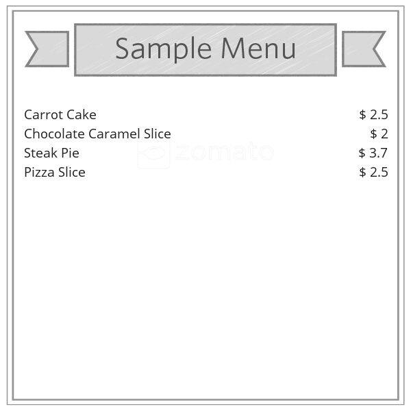 Corner Bakery Menu, Menu for Corner Bakery, Hillsborough, Auckland