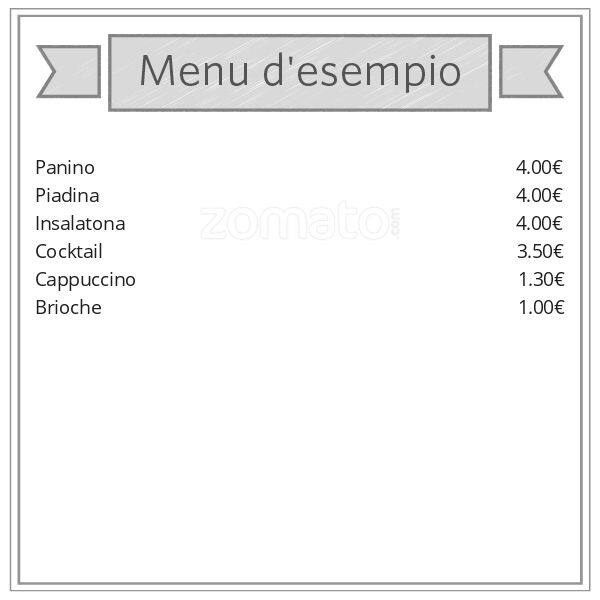 Menu di Mambo Cafè 